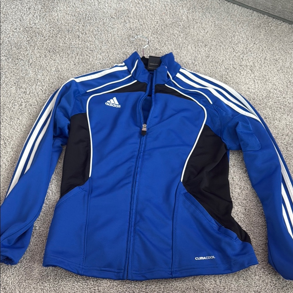 Adidas ClimaCool Blue and Black Jacket